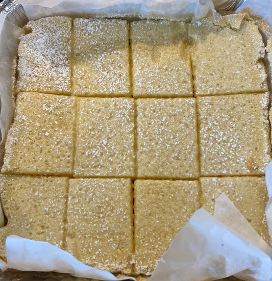 gluten free lemon squares